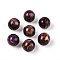 Resin Beads, Round, Two Tone, Dark Orchid, 10mm, Hole: 2mm
