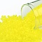TOHO Round Seed Beads, Japanese Seed Beads, (12F) Matte Lemon, 11/0, 2.2mm, Hole: 0.8mm, about 5555pcs/50g