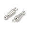 Alloy Pendants, Question Mark and Exclamation Point Charms, Lead Free & Cadmium Free & Nickel Free, Rack Plating, Platinum, 13x3.5x3.5mm, Hole: 1.2mm