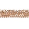 Transparent Electroplate Glass Beads Strands, AB Color Plated, Faceted, Bicone, Dark Goldenrod, 4x4mm, Hole: 0.8mm, about 80~85pcs/strand, 30~32cm