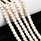 Synthetic Magnesite Beads Strands, Round, 4mm, Hole: 1mm, about 90pcs/strand