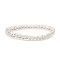 Fashionable Faceted Rondelle Glass Beads Stretch Bracelets for Women Girls Gift, 7-1/4 inch(18.5cm)