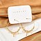 Brass Glass Hoop Earrings, Cross, Real 18K Gold Plated, 41x32.5mm