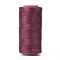 Waxed Polyester Cord, Micro Macrame Cord, Waxed Sewing Thread, Flat, Medium Violet Red, 0.8mm, about 284.33 yards(260m)/roll