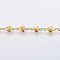 Handmade Ion Plating(IP) 304 Stainless Steel Bar Link Chains, Soldered, with Spool, Heart, Real 18K Gold Plated, 10x5x2mm, about 32.8 Feet(10m)/roll