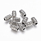 Tibetan Style Zinc Alloy Beads, Lead Free & Cadmium Free, Tube, Antique Silver, 12x7mm, Hole: 3.5mm