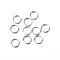 Tarnish Resistant 304 Stainless Steel Jump Rings, Open Jump Rings, Stainless Steel Color, 26 Gauge, 3x0.4mm, Inner Diameter: 2.2mm