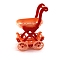 Mini Chair Trolley/Chairs, Micro Landscape Home Dollhouse Accessories, Red, 90x60x134mm
