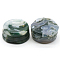Natural Moss Agate Display Base Stand Holder for Crystal, Crystal Sphere Stand, 2.7x1.2~1.4cm