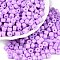 Opaque Baking Paint Glass Seed Beads, Round Hole, Cylinder, Medium Orchid, 4x5.5mm, Hole: 1.8mm, about 2500pcs/pound