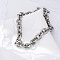Tarnish Resistant 304 Stainless Steel Cable Chain Bracelets, with Toggle Clasps, Stainless Steel Color, 8-5/8 inch(22cm), 8mm