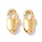 Brass Lobster Claw Clasps, Cadmium Free & Nickel Free & Lead Free, Real 18K Gold Plated, 10.5x5x3mm, Hole: 1mm