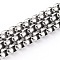 Tarnish Resistant 304 Stainless Steel Box Chains, Unwelded, with Spool, Stainless Steel Color, 3x3x1.5mm, 32.8 Feet(10m)/roll