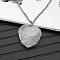 Natural Quartz Crystal Pendant Necklaces, 19.69 inch(50cm)