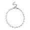 Non-Tarnish 304 Stainless Steel Dolphin Link Chain Bracelet, Stainless Steel Color, 7-1/8 inch(18cm)