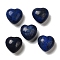 Natural Lapis Lazuli Beads, Heart, Dyed, 14.5~15x14.5~15x8.5mm, Hole: 1.5mm