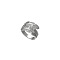 DIY fashionable stainless steel ring with non fading color, female niche high-end light luxury tagram style