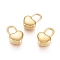 304 Stainless Steel Pendants, Heart Lock, Golden, 16x10.5x6mm, Hole: 6.5mm