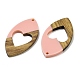 Подвески из смолы и ореха WOOD-I013-02C-2
