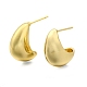 Серьги-кольца из латуни EJEW-H104-18G-2