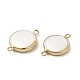 Подвески с жемчужными соединителями PEAR-P004-56KCG-3