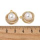 Латунные микро проложить кубического циркония подвески KK-U036-18G-3