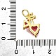 Латунные микро проложить кубического циркония подвески KK-V011-54G-3