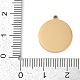 Подвески из нержавеющей стали 304 с эмалью STAS-I325-055G-01-3