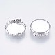 Чашки из нержавеющей стали 304 с кружевной окантовкой STAS-I097-061-12MM-2