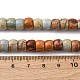 Натуральные бусины из аква терра яшмы G-L624-D03-10x8mm-5