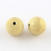 Латунные текстурированные бусины KK-R012-8mm-G