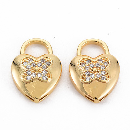 Латунные подвески с фианитами KK-N233-090-NF-1