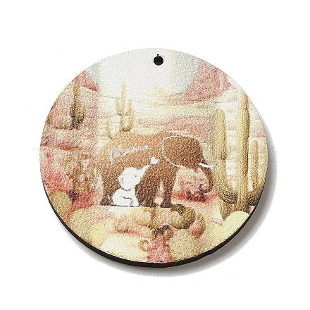 Деревянные подвески на тему Дня матери FIND-Z031-01I-1