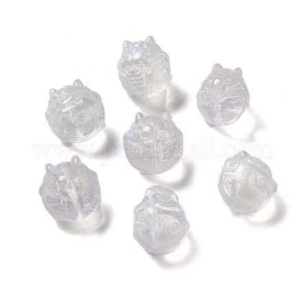 Прозрачные стеклянные бусины GLAA-D025-05K-1