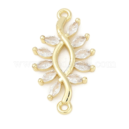 Латунные прозрачные подвески из кубического циркония KK-Z094-06G-04-1