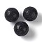 Natural Lava Rock Beads, Gemstone Sphere, No Hole/Undrilled, Round, Black, 40mm