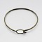 Brass Bangle Making, Antique Bronze, 63x50x3mm