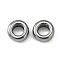 Tibetan Style Alloy Beads, Rondelle, Bead Spacers, Cadmium Free & Nickel Free & Lead Free, Gunmetal, 7x4mm, Hole: 3mm
