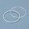 Brass Linking Rings, Long-Lasting Plated, Round Ring, 925 Sterling Silver Plated, 25x1mm, Inner Diameter: 23mm