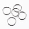 Tarnish Resistant 304 Stainless Steel Split Rings, Double Loops Jump Rings, Stainless Steel Color, 16x3mm, about 13mm inner diameter