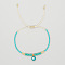Glass eye bracelet summer beach vacation beaded jewelry simple stylish accessory