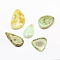 Natural Chrysoprase Pendants, Mixed Shapes, 30~66x18~52x3~14mm, Hole: 2mm