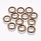 CCB Plastic Linking Rings, Ring, Antique Bronze, 15x2~2.5mm, Hole: 10mm