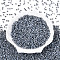 8/0 Ceylon Round Glass Seed Beads, Dark Gray, Size: about 3mm in diameter, hole:1mm, about 1101pcs/50g