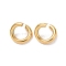 Ion Plating(IP) 304 Stainless Steel Open Jump Rings, Real 18K Gold Plated, 18 Gauge, 5x1mm, Inner Diameter: 3mm