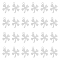201 Stainless Steel Pendants, Clover, Stainless Steel Color, 13.5x10x0.7mm, Hole: 1mm, 100pcs/box