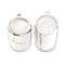 CCB Plastic Pendants, Hat with Word Sweet Charm, Platinum, 41x23.5x4mm, Hole: 2mm