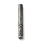 Retro 304 Stainless Steel Pendants, Rectangle with Rune Charm, Antique Silver, 46x6.5x5.5mm, Hole: 3mm