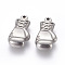 Tarnish Resistant 304 Stainless Steel Pendants, Boxing Gloves, Stainless Steel Color, 27x14.5x6mm, Hole: 2mm
