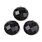 Synthetic Blue Goldstone Cabochons, Half Round/Dome, Faceted, 16x5.5~6mm
